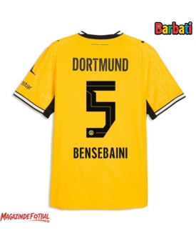 Borussia Dortmund Ramy Bensebaini #5 Tricou Fotbal Replică 2026-27 Barbati Acasa Borussia Dortmund Ramy Bensebaini #5 Tricou Fotbal Replică 2026-27 Barbati Acasa
